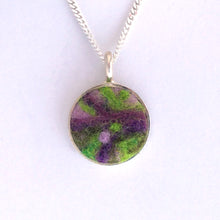 pet jewelry keepsake | 19 mm round cabochon coral greens