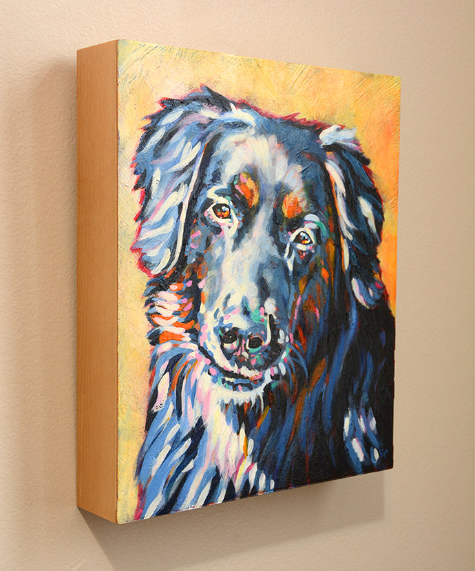 Watch a Beloved Pet Photo transformed into a Painted Portrait